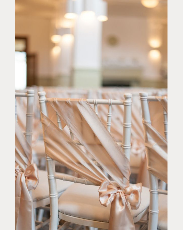 wedding chair ties