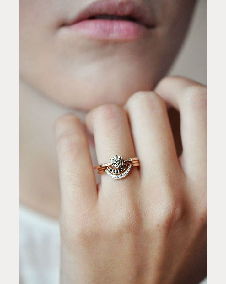 Stacked Wedding Ring Styles That'll Leave You Breathless ~ we ♥ this! moncheribridals.com