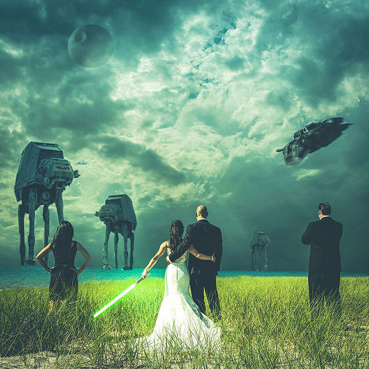 30 Ways to Get Your Star Wars ( Wedding) On! ~ we ❤ this! moncheribridals.com