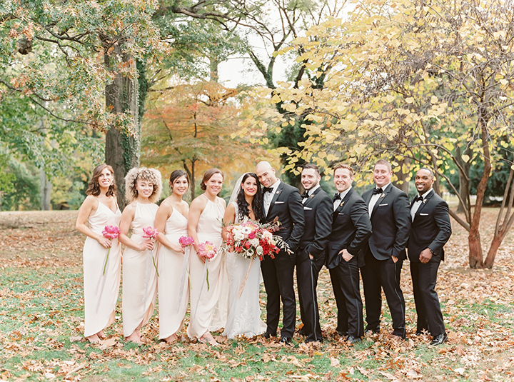 Colorful Autumn Wedding In Philadelphia Desktop Image