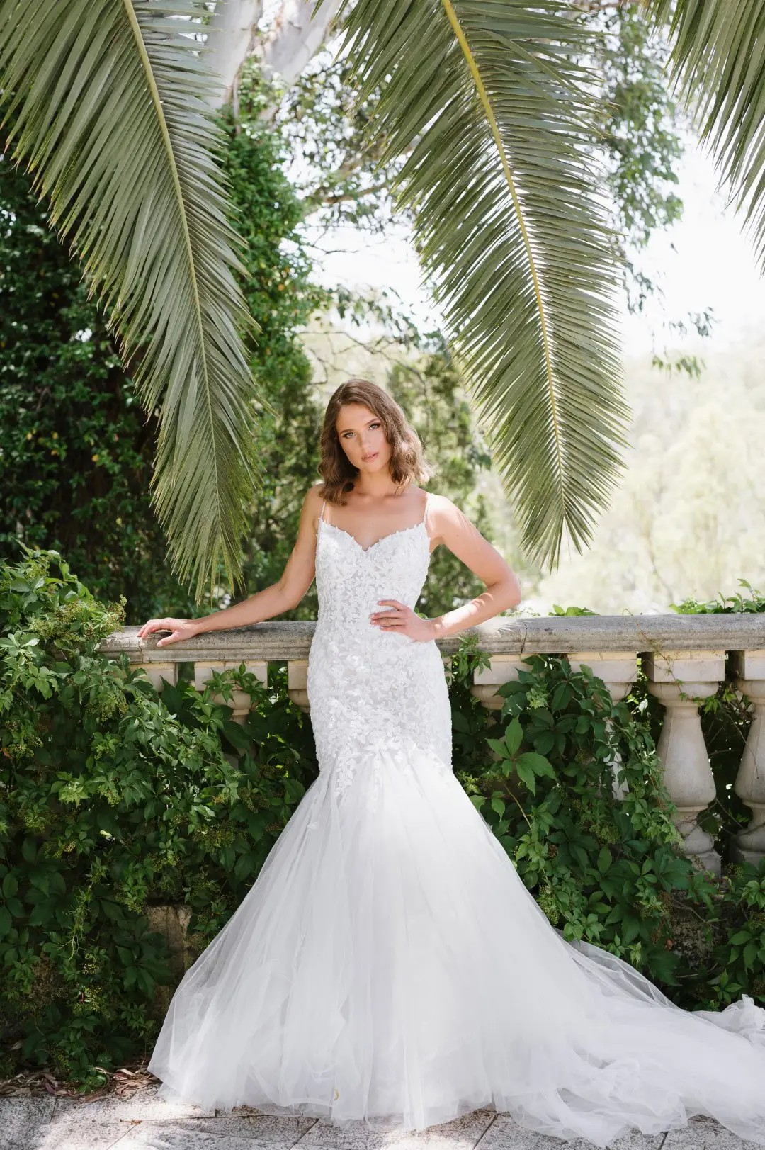 Romantic Mermaid Wedding Dress with Sweetheart Neckline