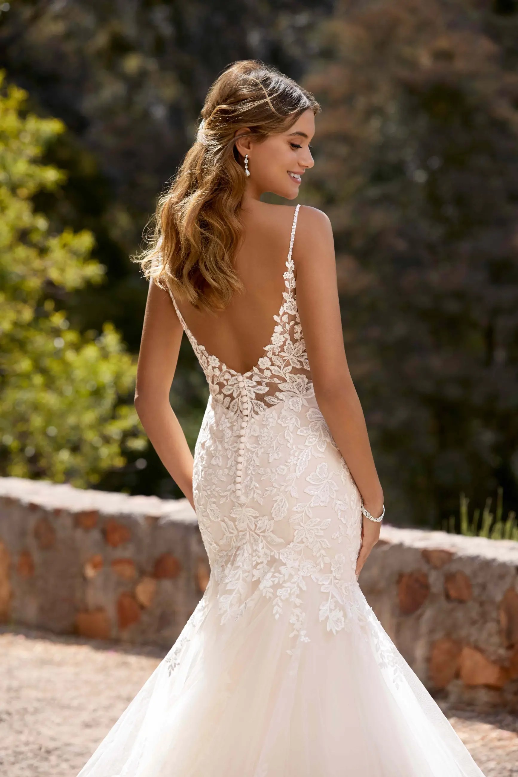 Sophia Tolli Spring 2021 campaign wedding gown