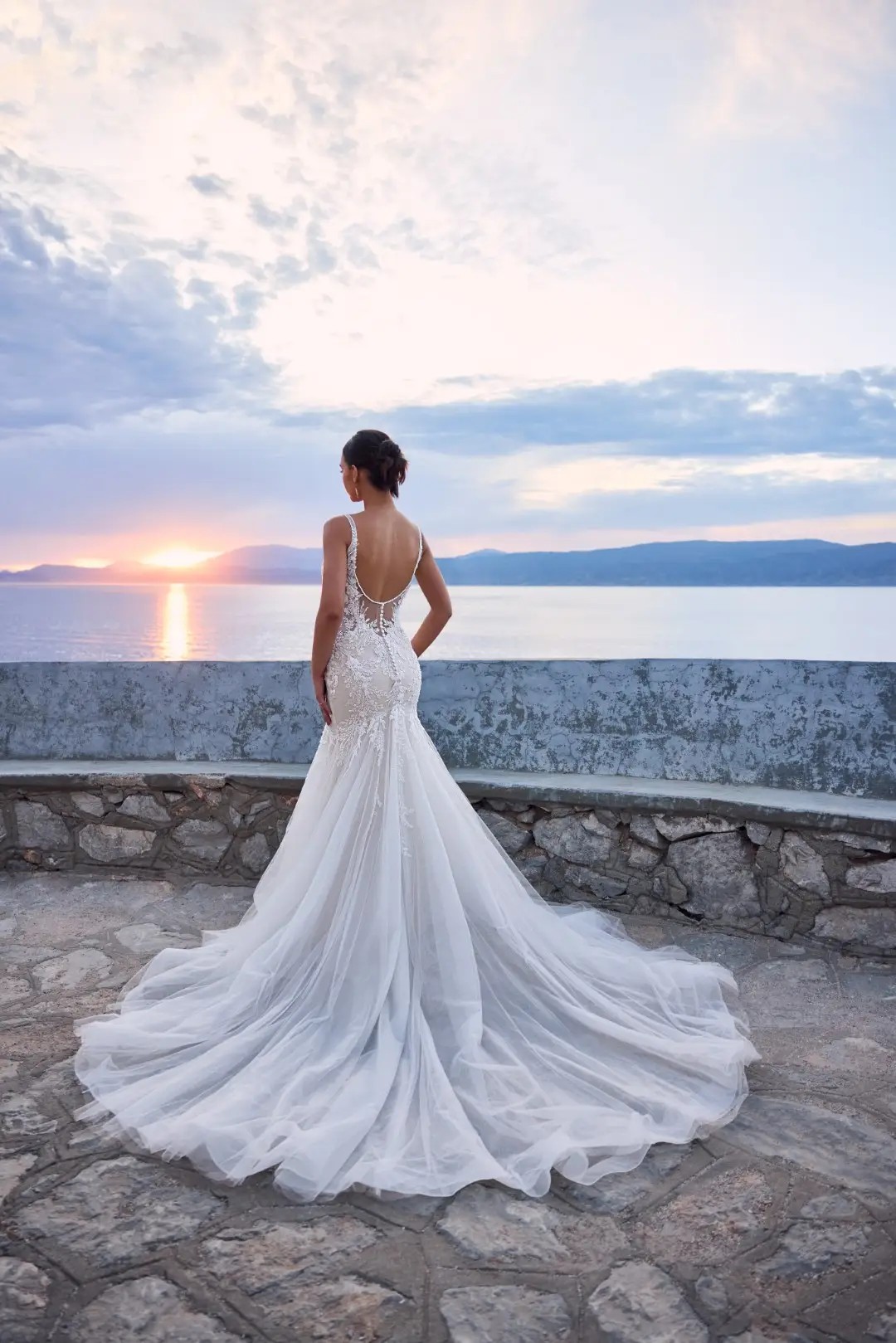 Sophia Tolli Blaise dress back | Style Y3188