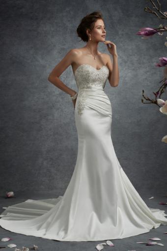 Awe-Inspiring Asymmetrical Satin Wedding Dress Nebula $0 default thumbnail