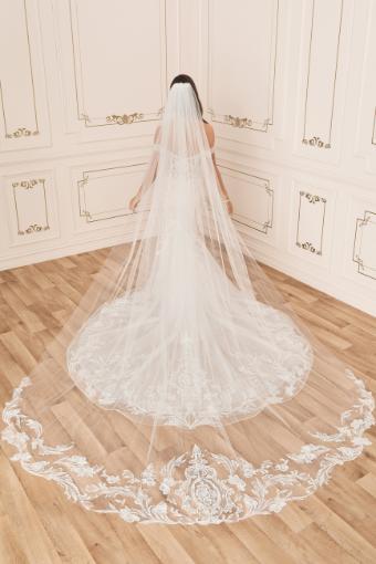 Ethereal Off the Shoulder Lace Wedding Gown Clarissa $4 thumbnail