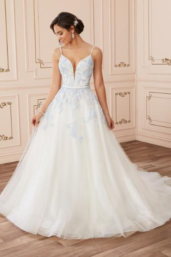 Floral Lace Wedding Dress with Beaded Straps Aurora $3 thumbnail