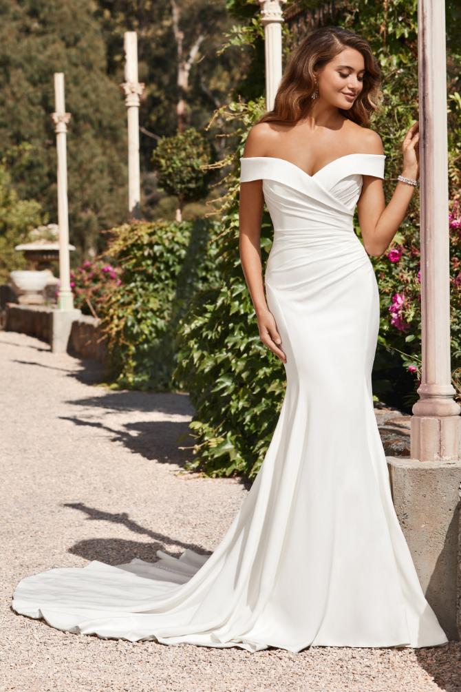 Simple And Glamorous Crepe Wedding Gown Sophia Tolli 