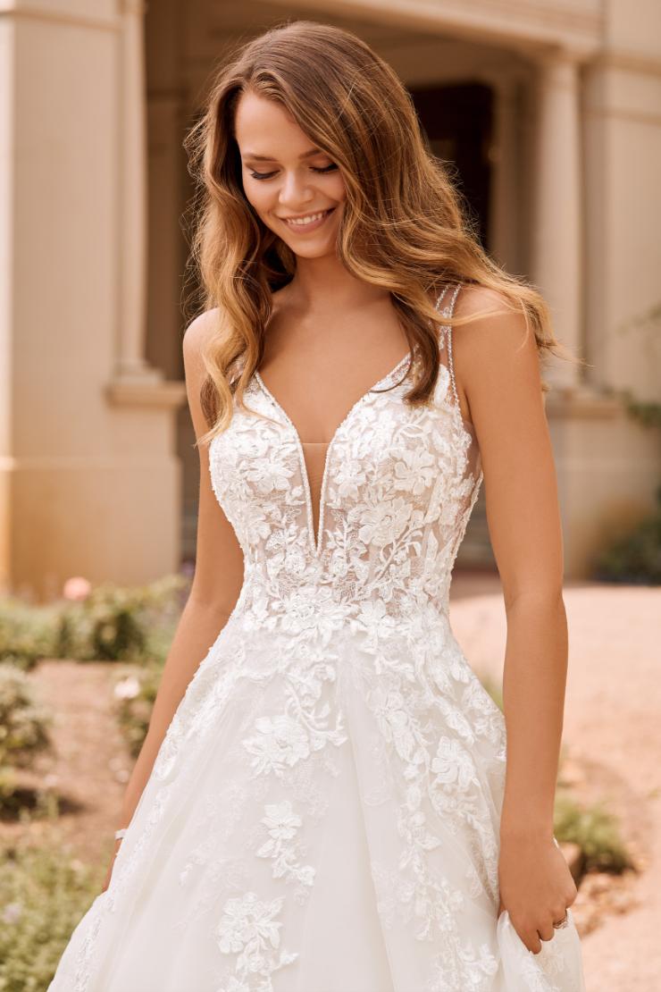 Floral-Inspired Bohemian A-Line Wedding Dress Evelyn #$4 picture