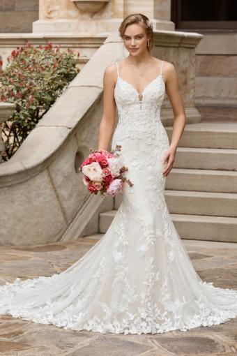 Floral Fit and Flare Lace Wedding Dress Valentina $0 default thumbnail