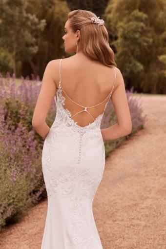 Sexy Crepe Wedding Dress with Lace Train Monique $2 thumbnail