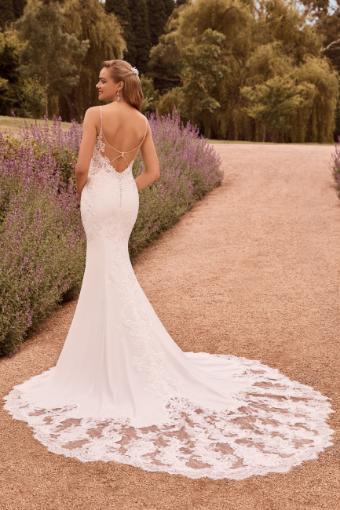 Sexy Crepe Wedding Dress with Lace Train Monique $1 thumbnail