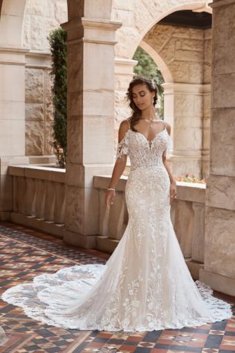 Dreamy Ethereal Lace Wedding Dress Leighton $1 thumbnail