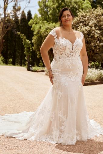 Sophisticated Lace Fit and Flare Wedding Dress Lorelai $3 thumbnail