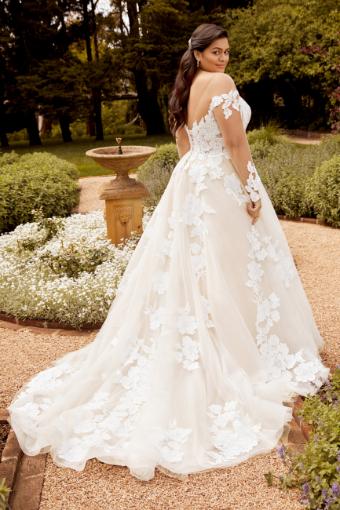 Bold Floral Lace Corset Back Wedding Dress Elodie $2 thumbnail
