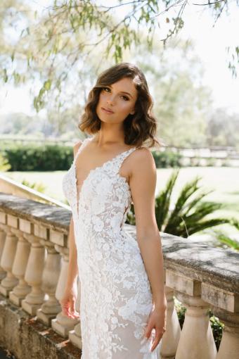 Boho-Inspired Wedding Gown with Cotton Lace Finley $1 thumbnail
