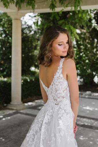 Classic Floral Lace A-Line Wedding Gown Liliana $4 thumbnail
