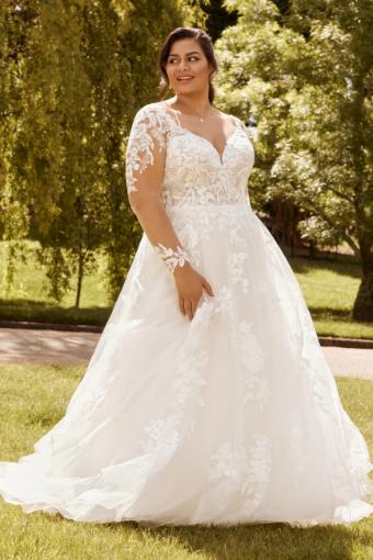 Classic Floral Lace A-Line Wedding Gown Liliana $3 thumbnail