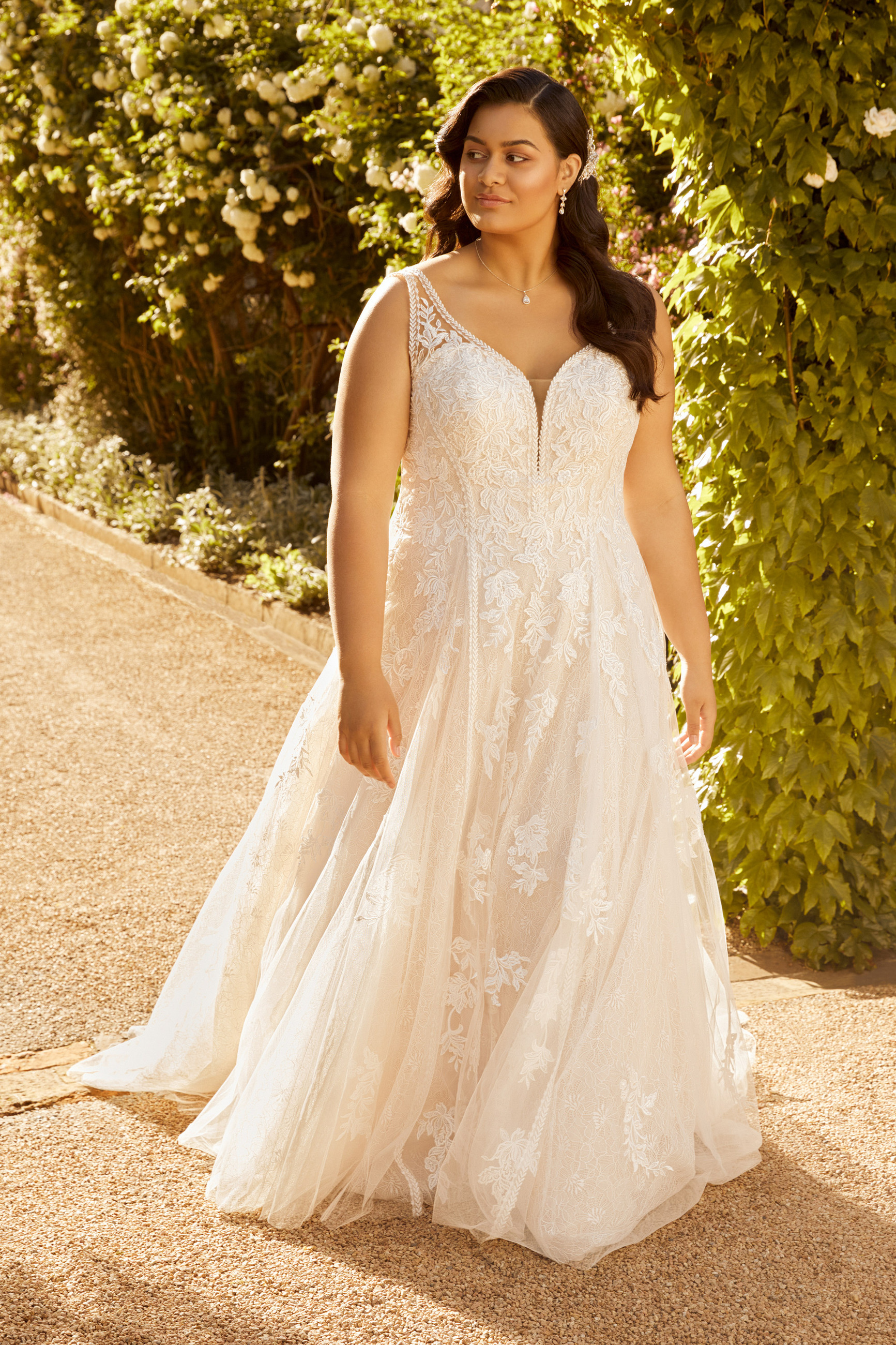 Boho Floral Wedding Dress with Corset Back Sophia Tolli Madison