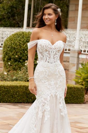 Ethereal Lace Wedding Dress with Off Shoulder Straps Harley $2 thumbnail
