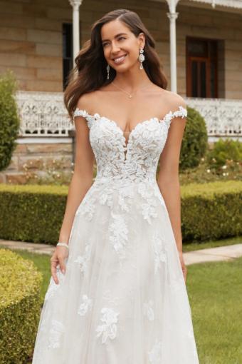 Fairytale Lace Wedding Dress with Illusion Neckline Valerie $2 thumbnail