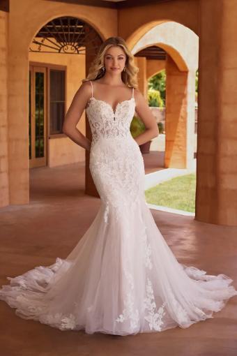 Breathtaking Fit and Flare Wedding Gown with Dramatic Tulle Skirt Ivana $0 thumbnail