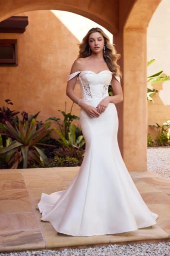 Dramatic Wedding Dress with Unique Detachable Overskirt Kalisha $2 thumbnail
