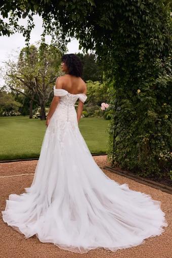 Ethereal Wedding Dress with Beaded Semi-Sheer Bodice Gueniver $2 thumbnail