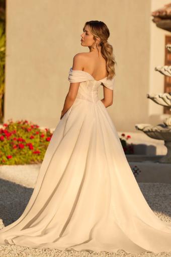 Fairytale Wedding Dress with Off-Shoulder Straps Ariane $4 Ivory thumbnail