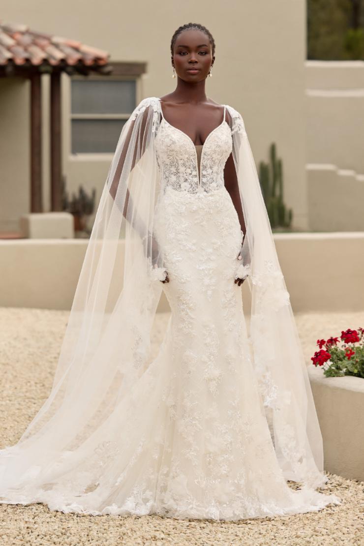 Luxurious Wedding Dress with Detachable Cape Sydney