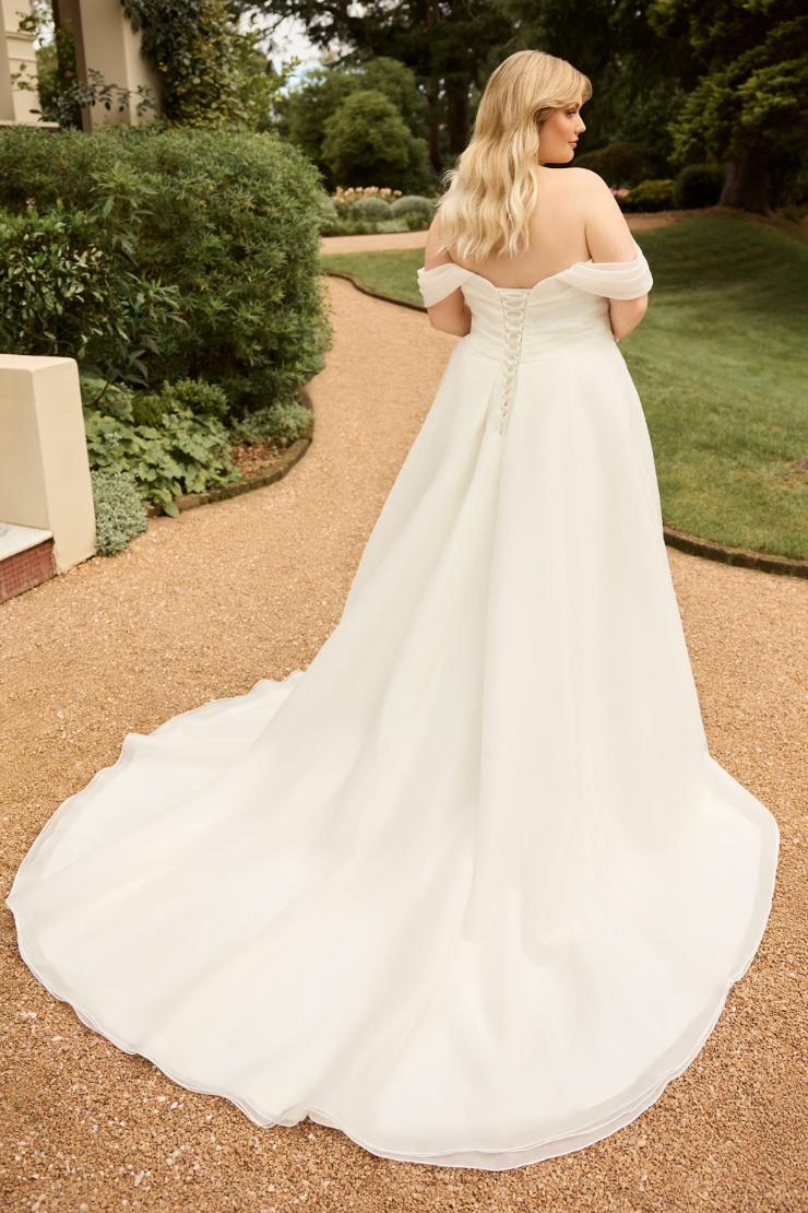 Off-Shoulder Princess Wedding Dress With Pockets RIANNE #$1 Ivory picture